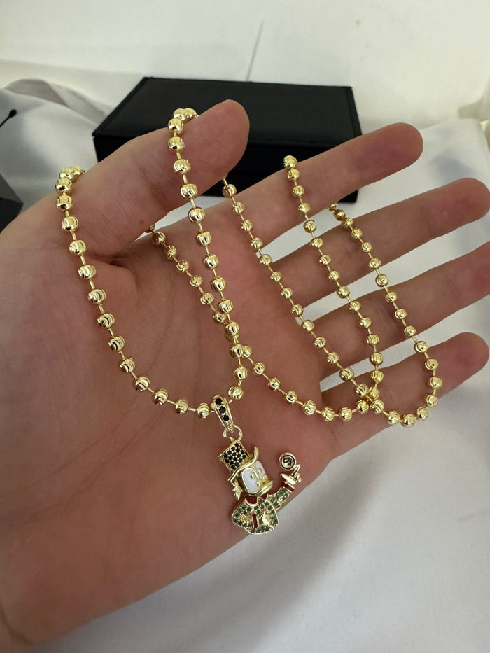 Cadena Militar 60 cm + Dije Tío Rico