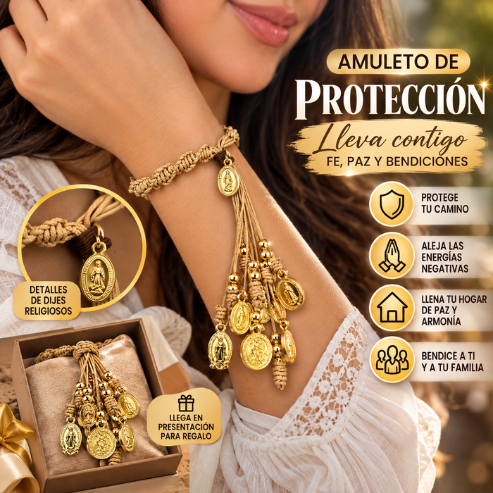 Pulsera Amuleto Bendiciones de Fe