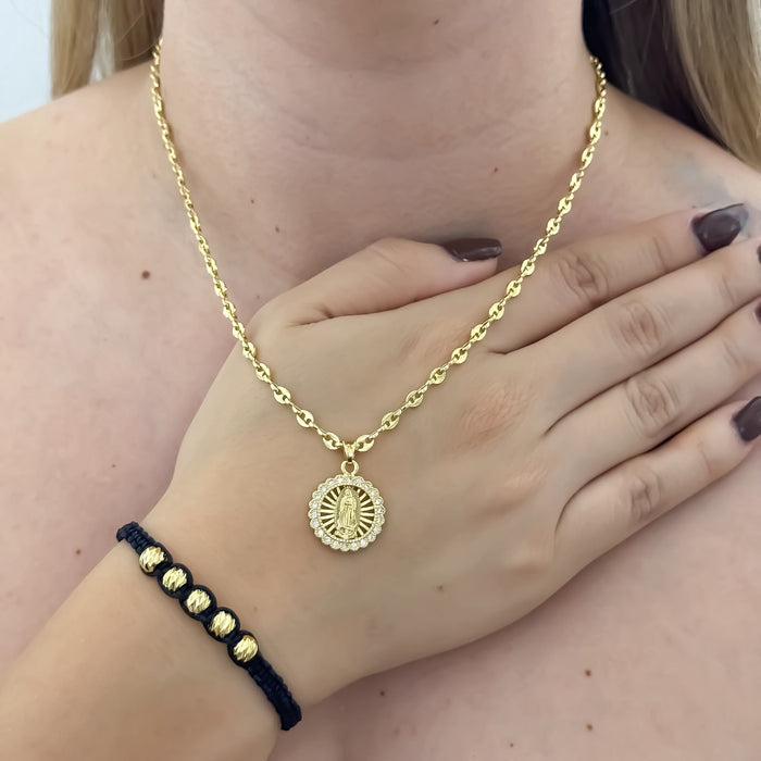 Cadena Gucci + Guadalupe + Pulsera
