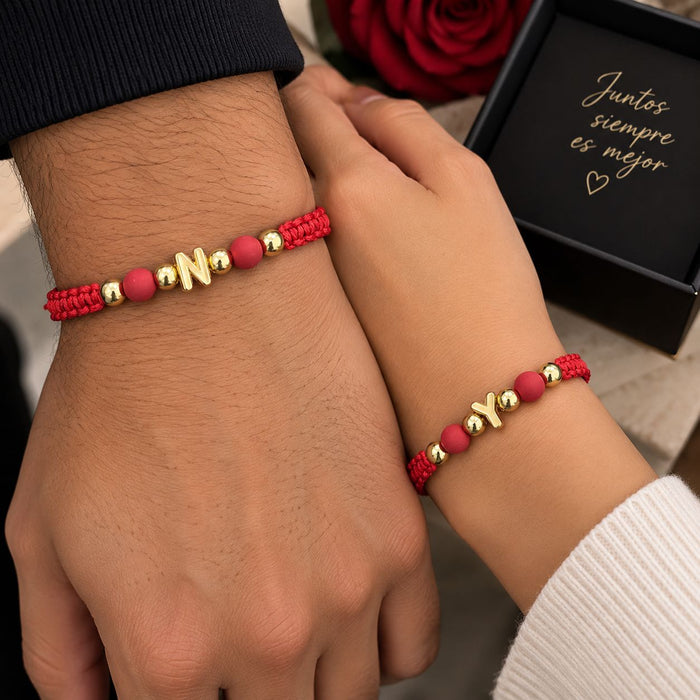 Dúo Pulseras con Inicial