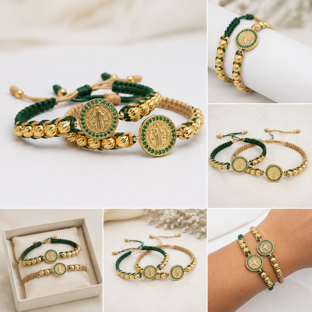 Pulsera San Benito Verde