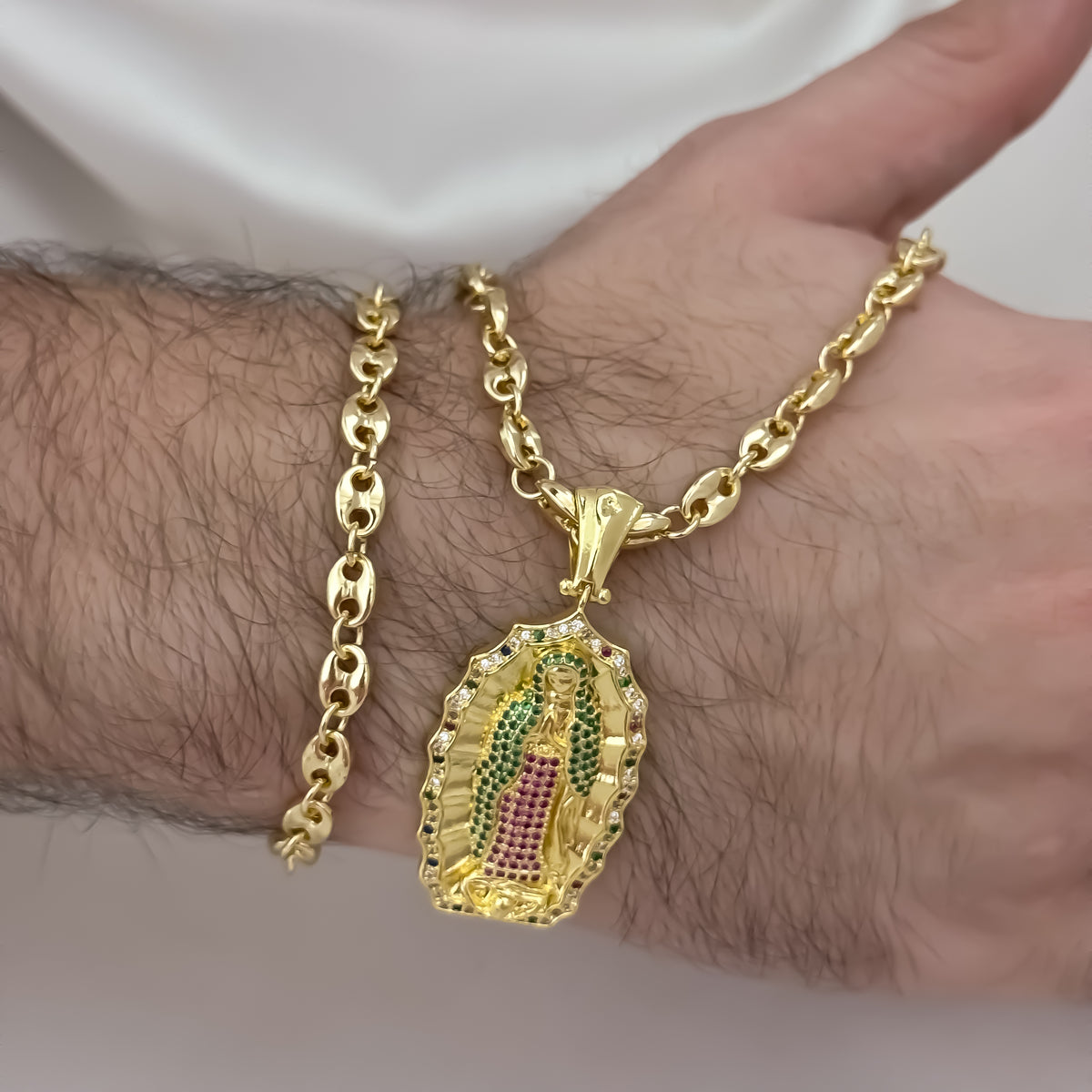 Conjunto Gucci: Cadena + Pulsera