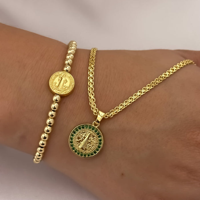 Conjunto China Dama + San Benito + Pulsera