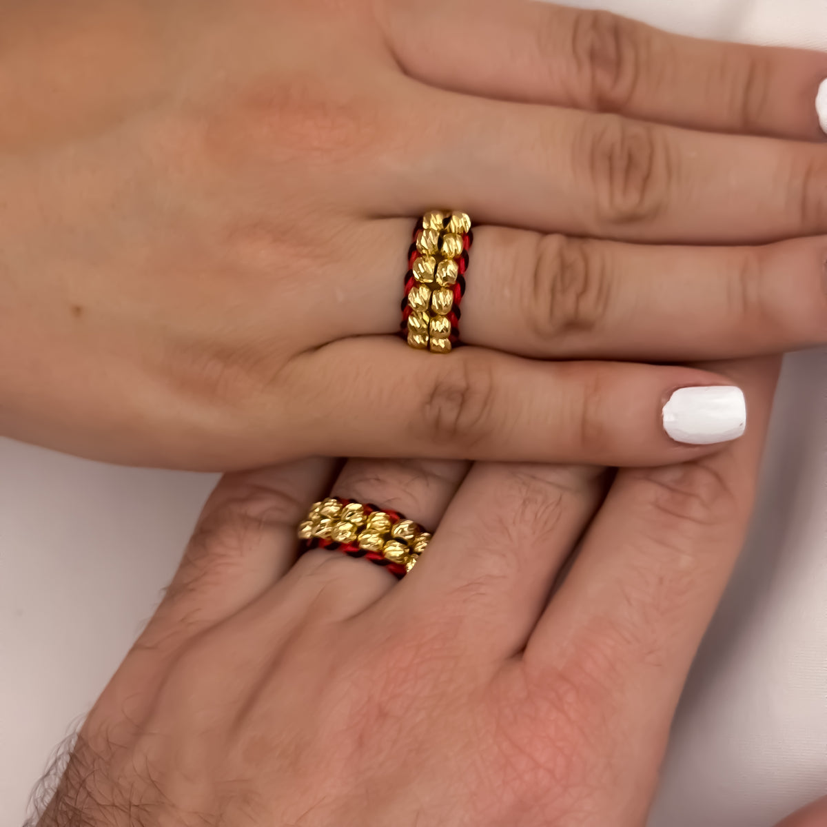 Dúo Anillos Doble Carril