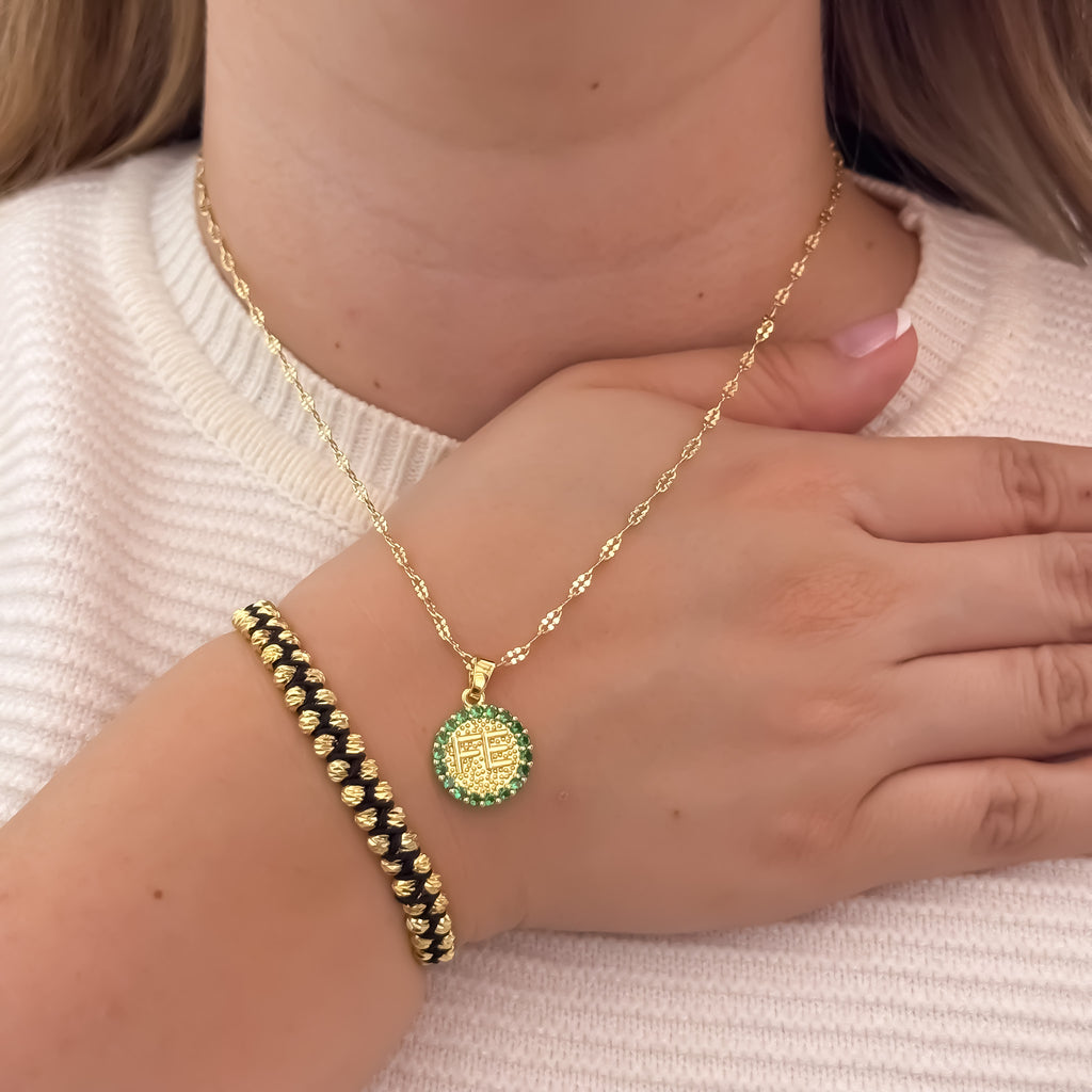 Conjunto Crispeta + Dije Fe + Pulsera