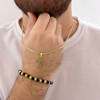 Cadena China + Cruz + Pulsera Balín