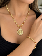 Conjunto Gucci + Virgen de Guadalupe + Pulsera
