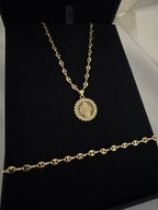 Conjunto Gucci + Virgen de Guadalupe + Pulsera