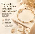 Denario 3 Oros Balín Diamantado · Virgen de Guadalupe
