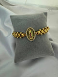 Pulsera 3 Carriles Balín + Virgen de Guadalupe