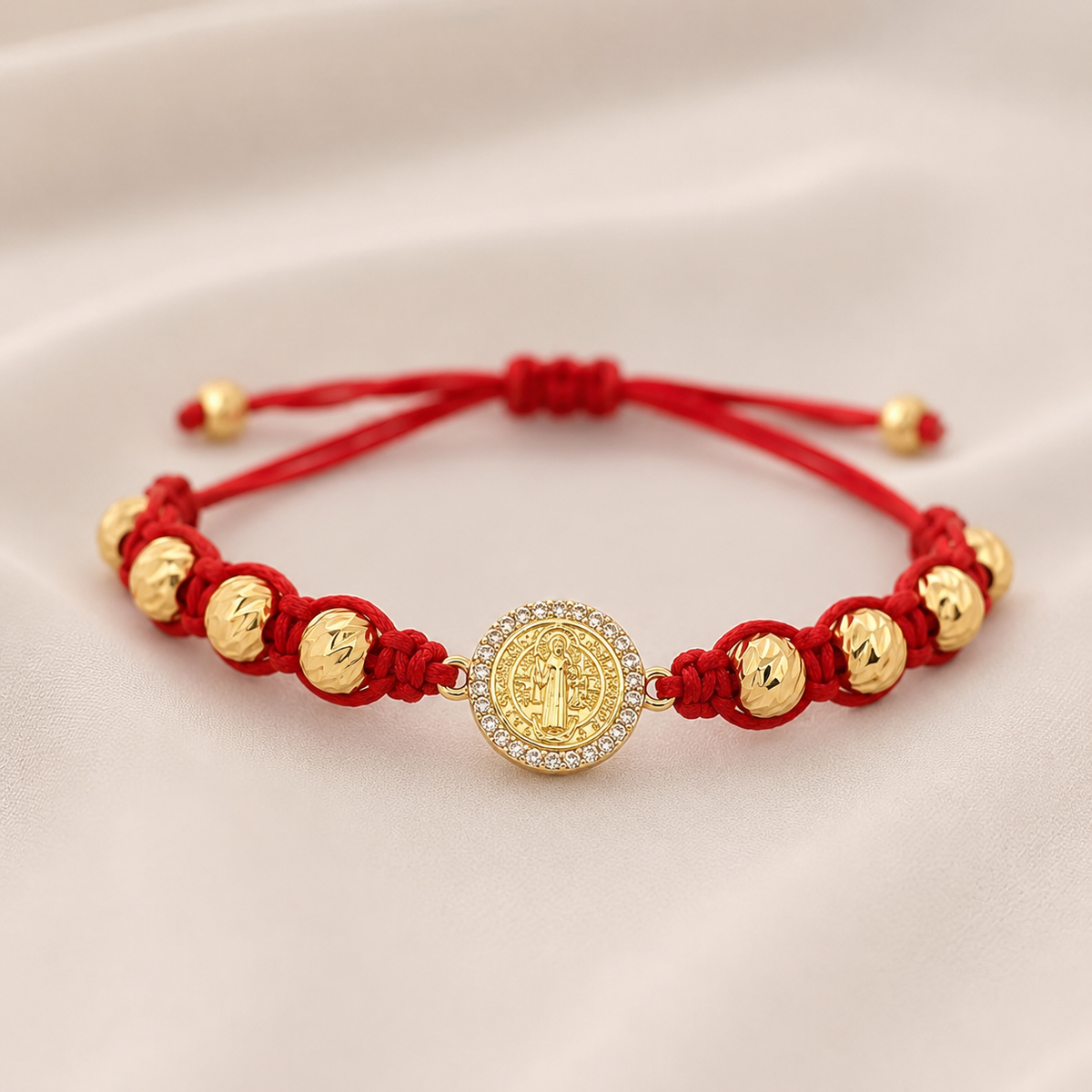 Pulsera San Benito Roja