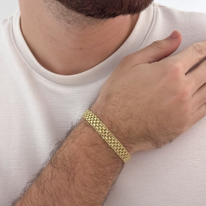 Pulsera Tejido Chino Grueso