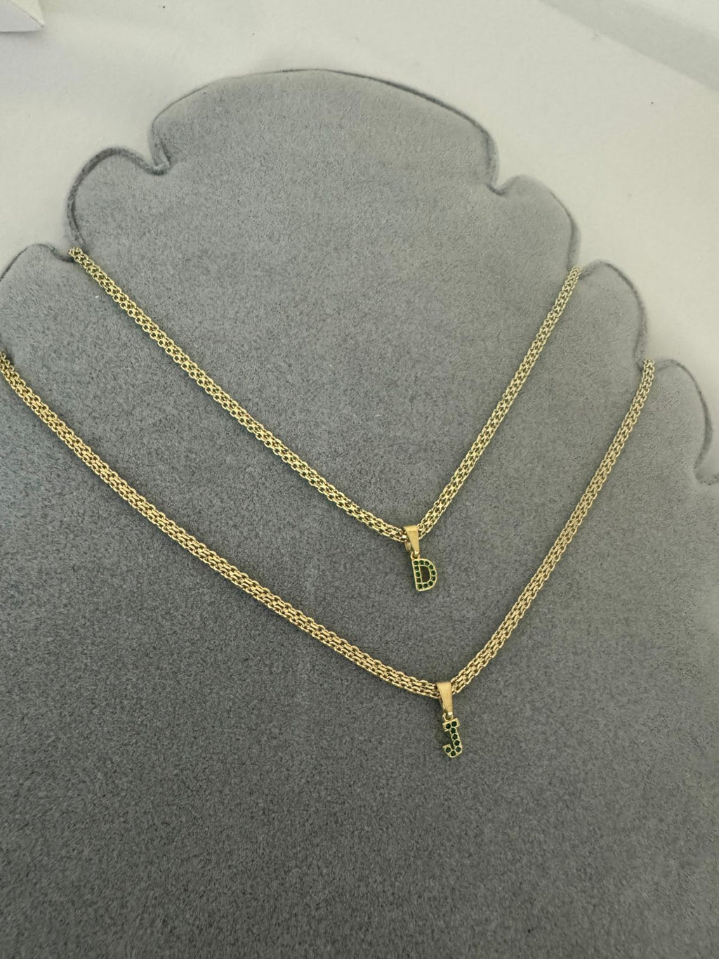 Cadena Tejido Chino con Inicial