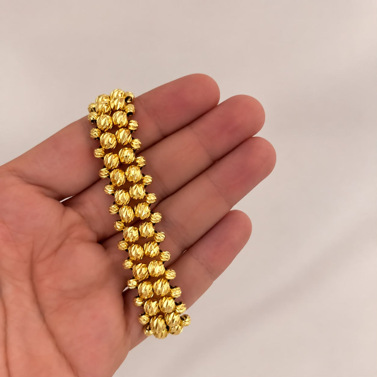 Pulsera 4 Carriles Balín Italiano 4 mm