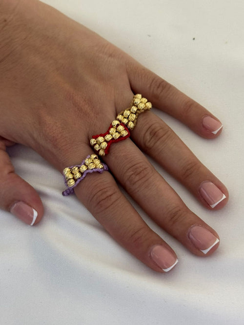 Anillo Tejido Moño