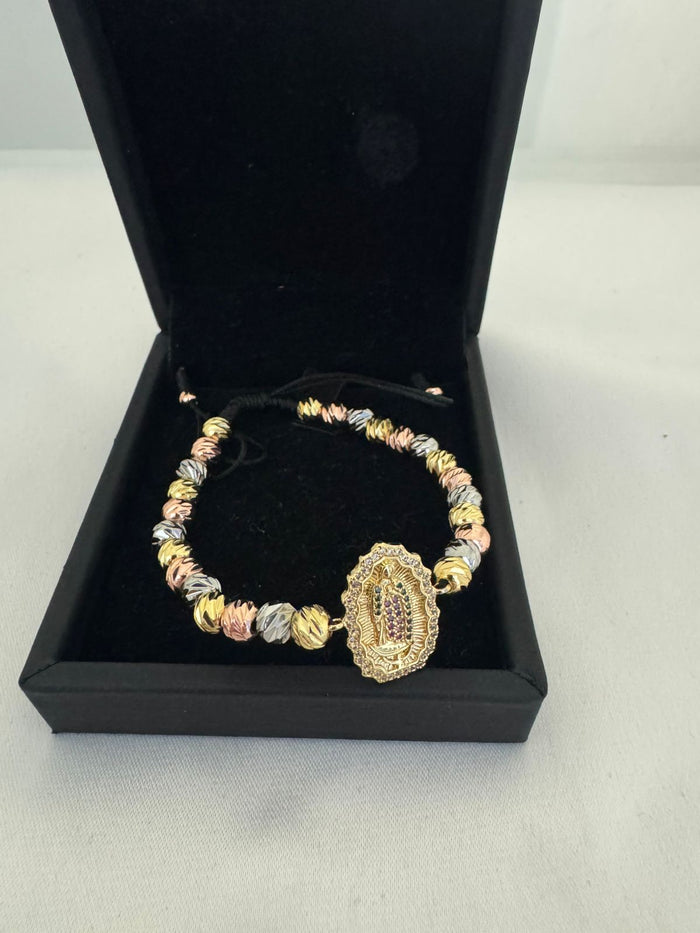 Pulsera Virgen de Guadalupe 3 Oros