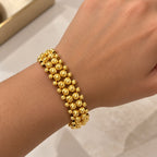 Pulsera 4 Carriles Balín Italiano 4 mm