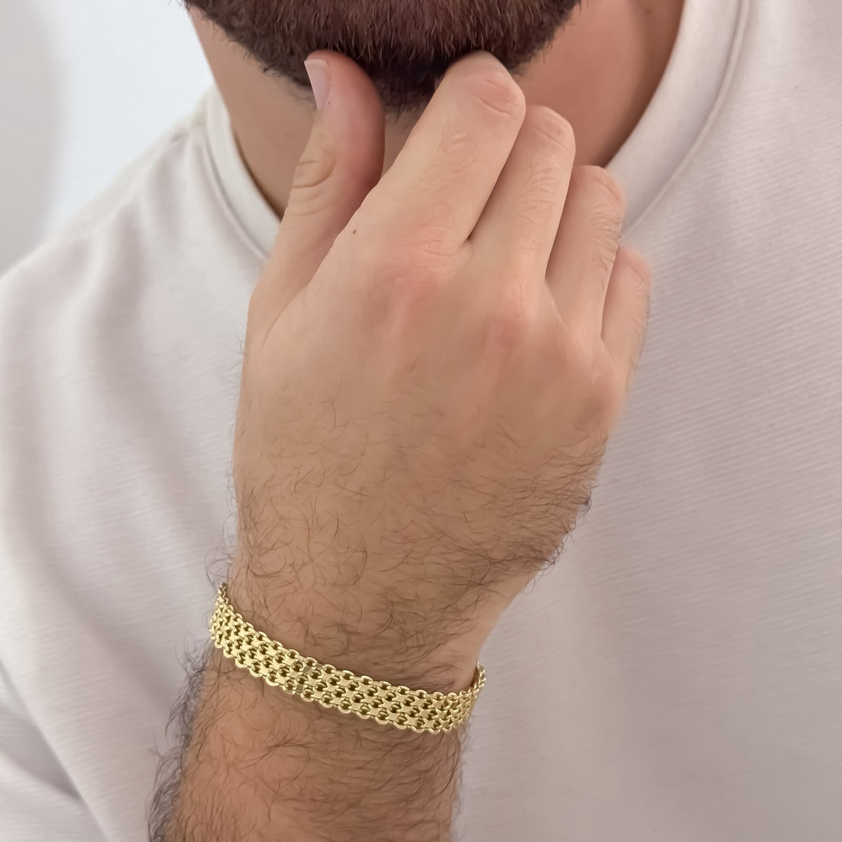 Pulsera Tejido Chino Grueso